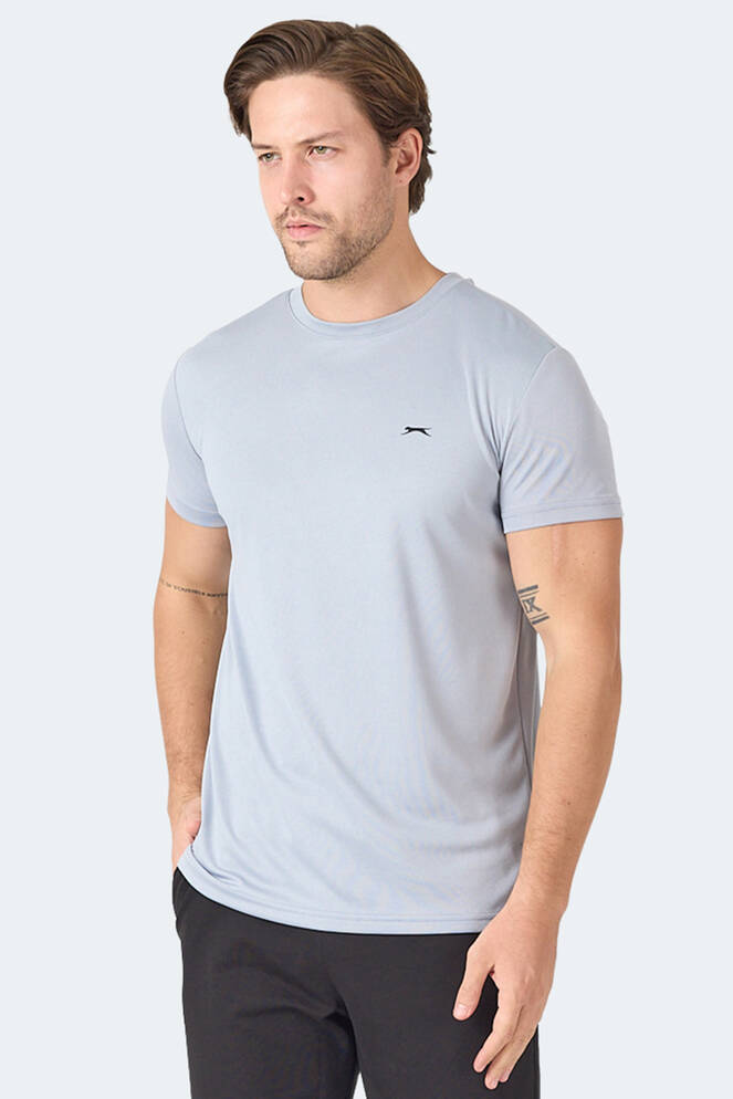 Slazenger OMAR KTN Men's T-Shirt Light Gray