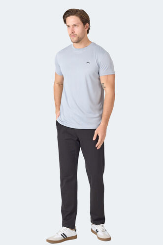 Slazenger OMAR KTN Men's T-Shirt Light Gray - Thumbnail