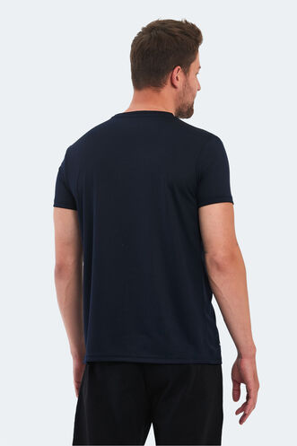 Slazenger OMAR KTN Men's T-Shirt Navy - Thumbnail