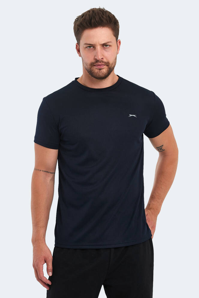Slazenger OMAR KTN Men's T-Shirt Navy