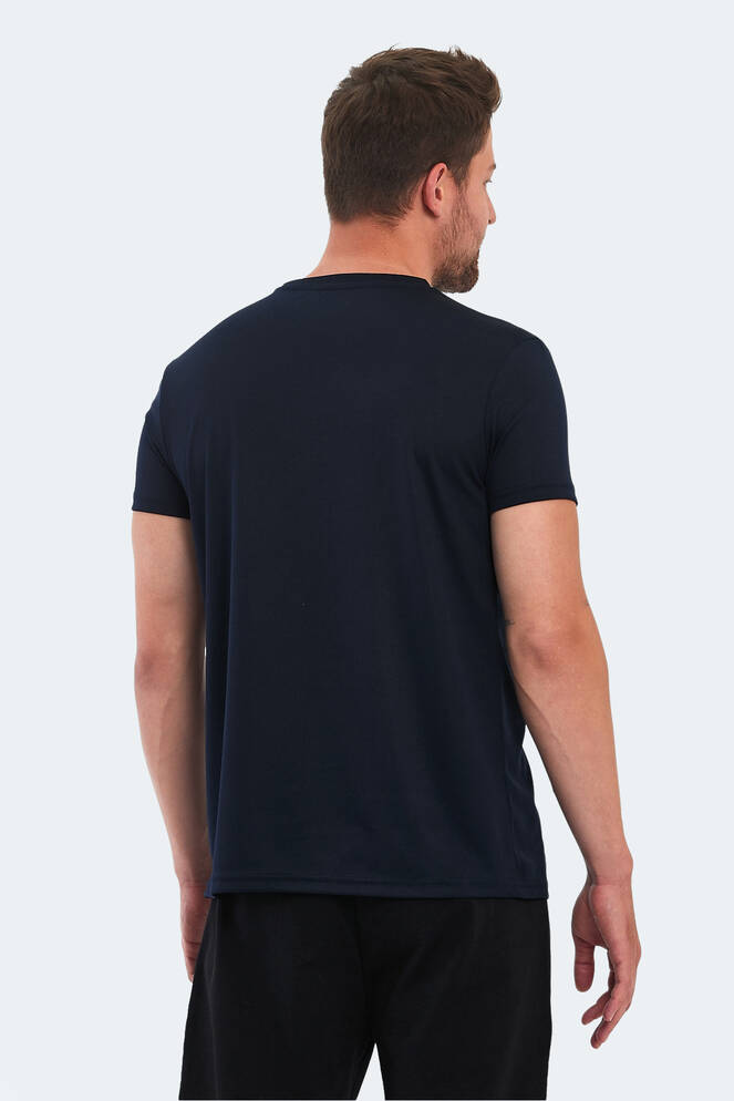 Slazenger OMAR KTN Men's T-Shirt Navy