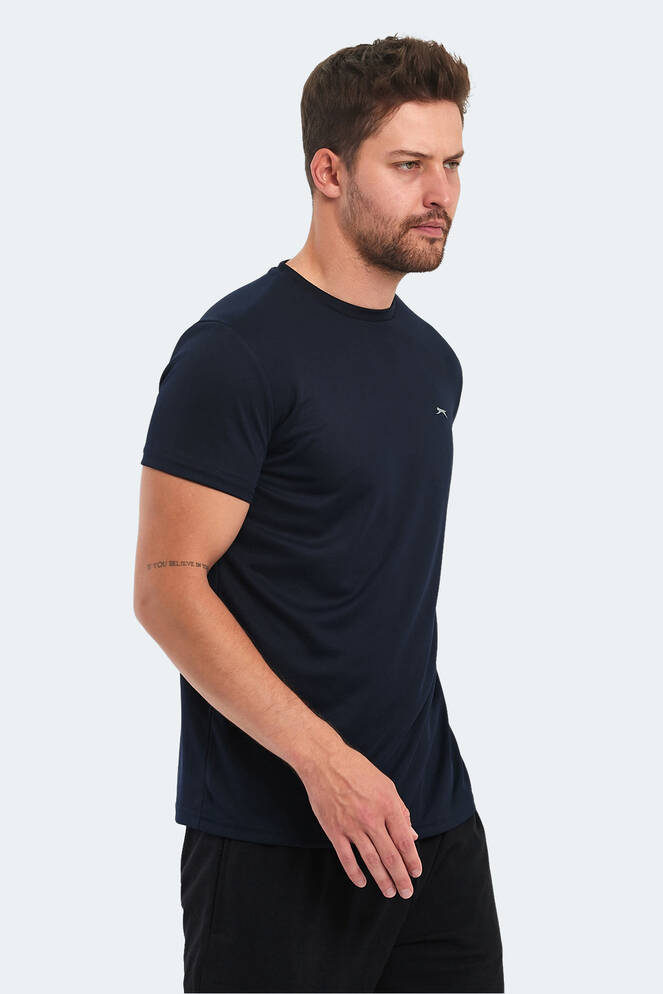 Slazenger OMAR KTN Men's T-Shirt Navy