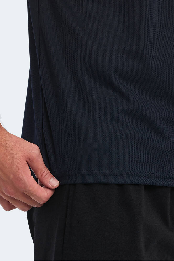 Slazenger OMAR KTN Men's T-Shirt Navy