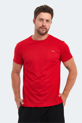 Slazenger OMAR KTN Men's T-Shirt Red - Thumbnail