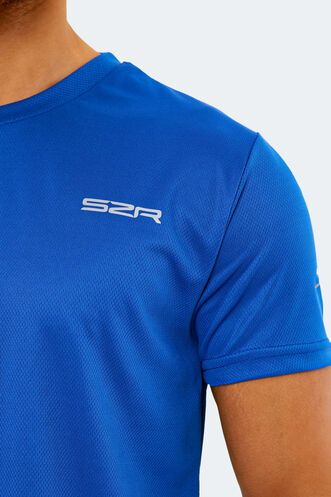 Slazenger OMAR KTN Men's T-Shirt Cobalt Blue - Thumbnail