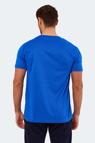 Slazenger OMAR KTN Men's T-Shirt Cobalt Blue - Thumbnail