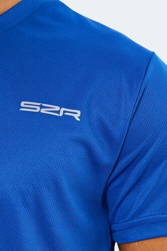 Slazenger OMAR KTN Men's T-Shirt Cobalt Blue - Thumbnail