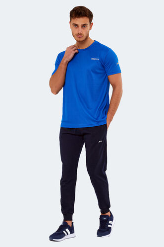 Slazenger OMAR KTN Men's T-Shirt Cobalt Blue - Thumbnail