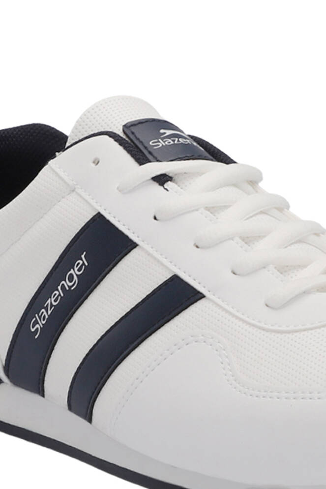Slazenger OMEGA Plus Size Erkek Sneaker Ayakkabıları Beyaz - Lacivert