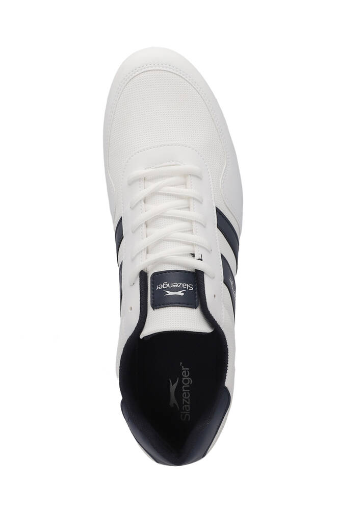 Slazenger OMEGA Plus Size Erkek Sneaker Ayakkabıları Beyaz - Lacivert
