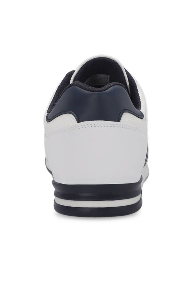 Slazenger OMEGA Plus Size Erkek Sneaker Ayakkabıları Beyaz - Lacivert