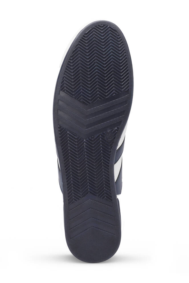 Slazenger OMEGA Plus Size Erkek Sneaker Ayakkabıları Beyaz - Lacivert