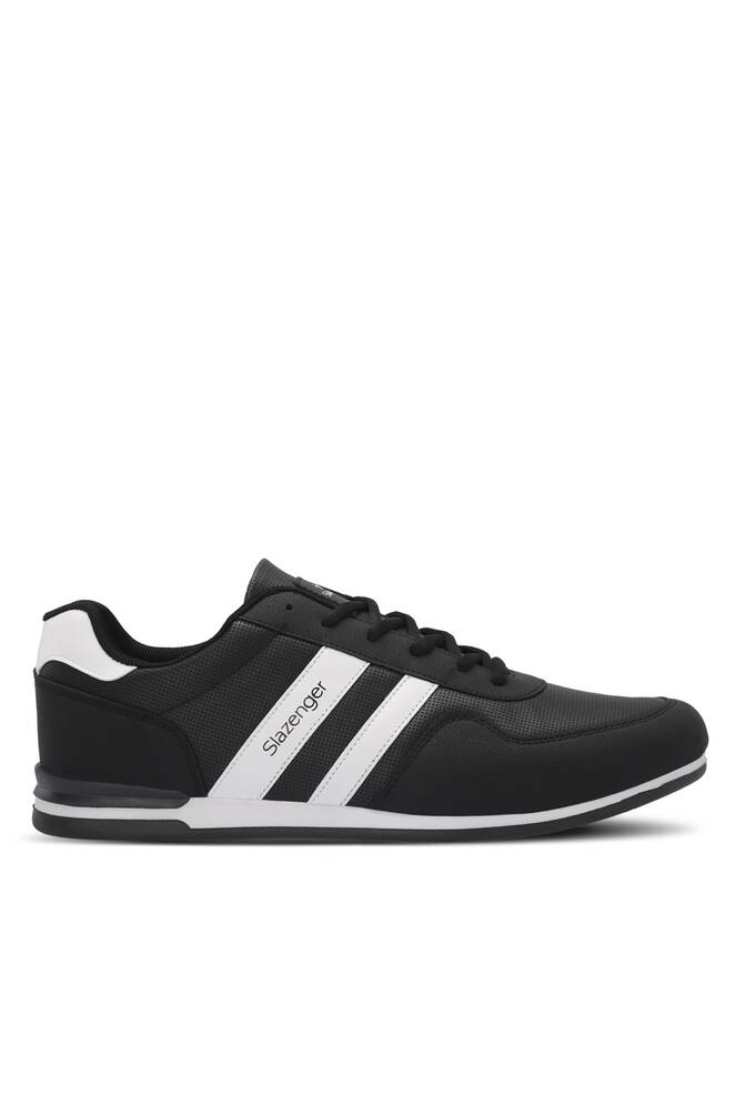 Slazenger OMEGA Plus Size Erkek Sneaker Ayakkabıları Siyah - Beyaz