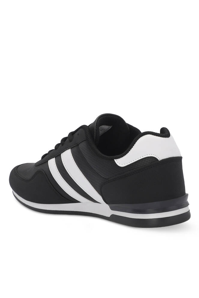 Slazenger OMEGA Plus Size Erkek Sneaker Ayakkabıları Siyah - Beyaz