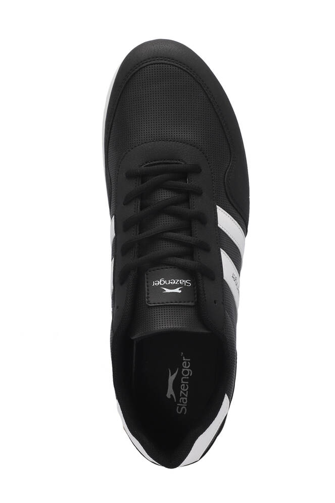 Slazenger OMEGA Plus Size Erkek Sneaker Ayakkabıları Siyah - Beyaz