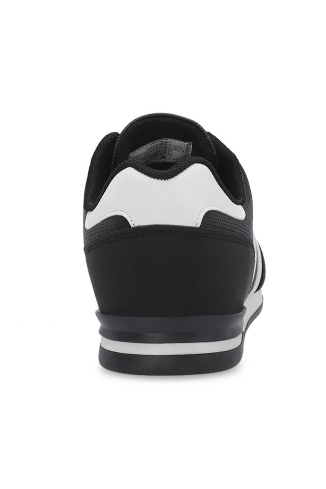 Slazenger OMEGA Plus Size Erkek Sneaker Ayakkabıları Siyah - Beyaz