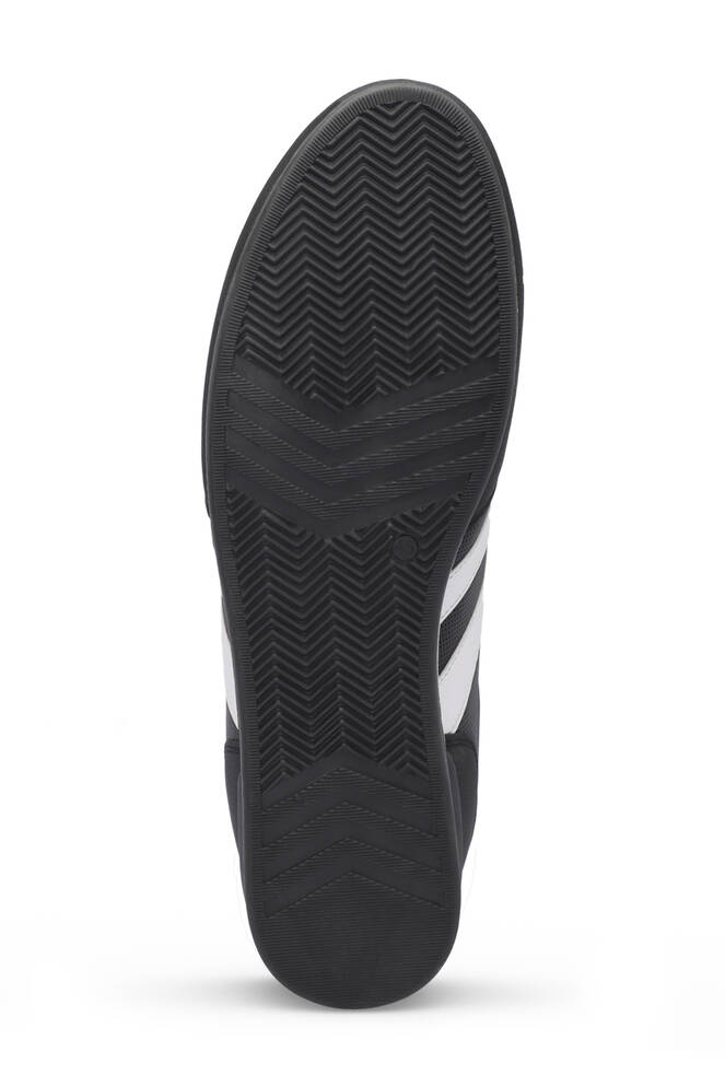 Slazenger OMEGA Plus Size Erkek Sneaker Ayakkabıları Siyah - Beyaz