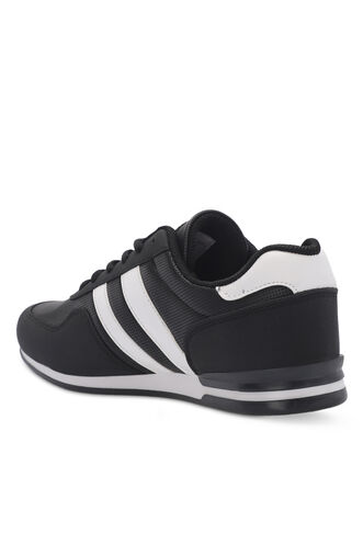 Slazenger OMEGA Erkek Sneaker Ayakkabıları Siyah - Beyaz - Thumbnail