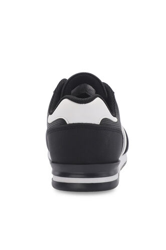 Slazenger OMEGA Erkek Sneaker Ayakkabıları Siyah - Beyaz - Thumbnail