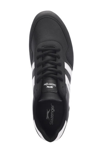 Slazenger OMEGA Erkek Sneaker Ayakkabıları Siyah - Beyaz - Thumbnail