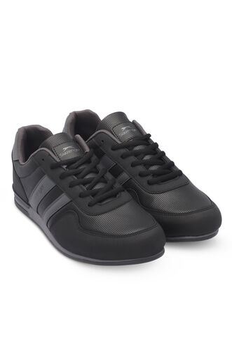 Slazenger OMEGA Men's Sneaker Shoes Black - Black - Thumbnail