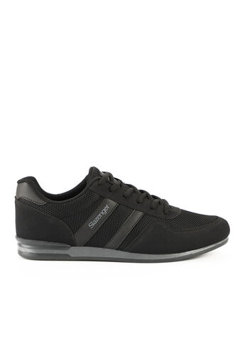Slazenger OMEGA Men's Sneaker Shoes Black - Black - Thumbnail