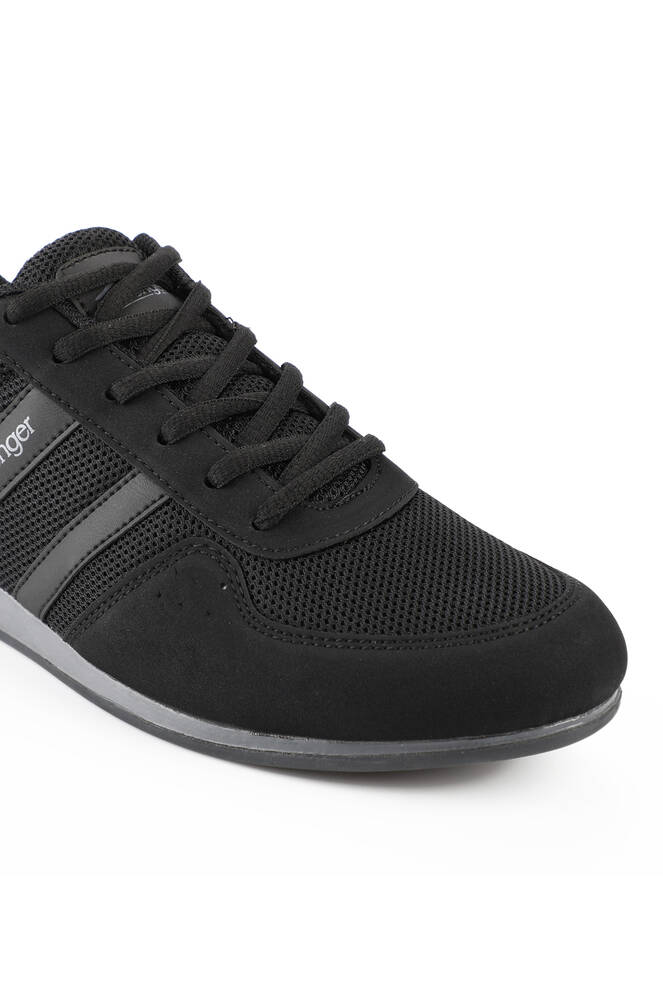 Slazenger OMEGA Men's Sneaker Shoes Black - Black