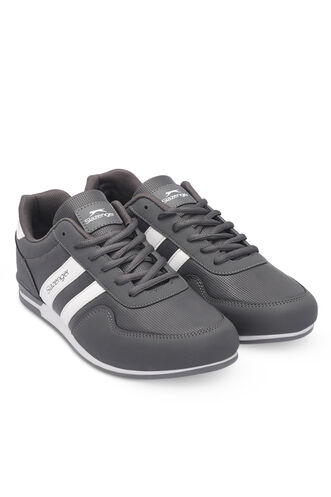 Slazenger OMEGA Men's Sneaker Shoes Dark Gray - White - Thumbnail