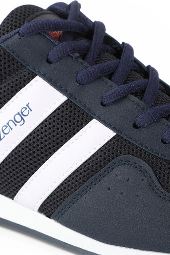 Slazenger OMEGA Men's Sneaker Shoes Navy - White - Thumbnail