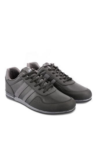 Slazenger OMEGA Plus Size Men's Sneaker Shoes Black - Black - Thumbnail