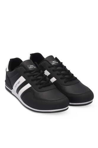 Slazenger OMEGA Plus Size Men's Sneaker Shoes Black - White - Thumbnail