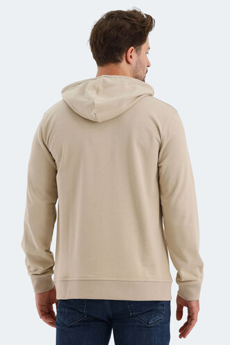 Slazenger ONCA Erkek Sweatshirt Bej - Thumbnail