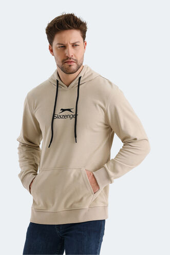 Slazenger ONCA Erkek Sweatshirt Bej - Thumbnail