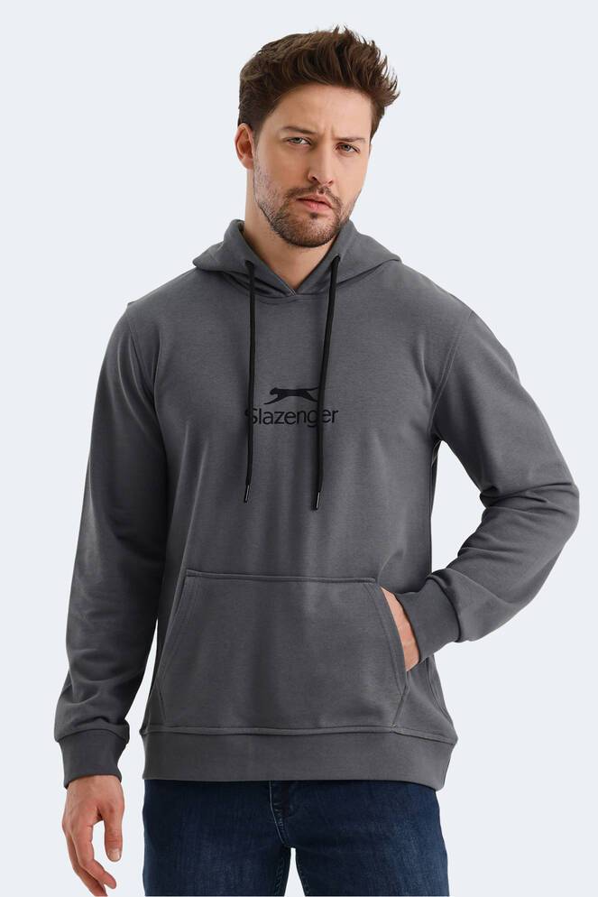 Slazenger ONCA Erkek Sweatshirt Koyu Gri