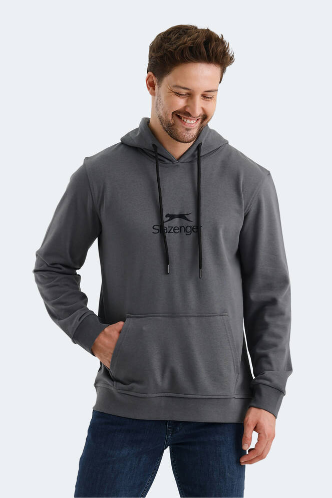 Slazenger ONCA Erkek Sweatshirt Koyu Gri
