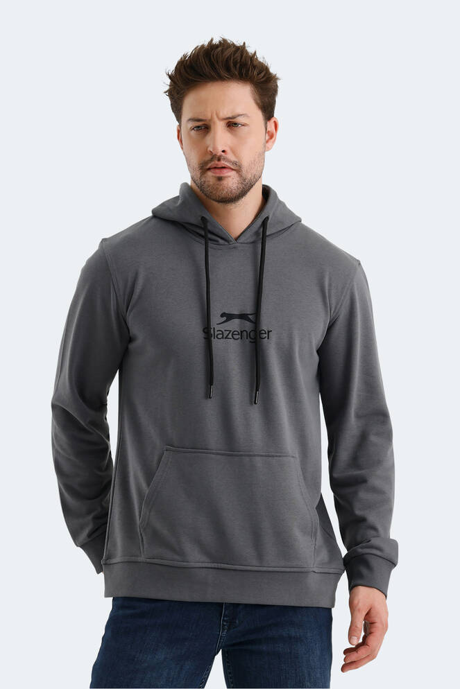 Slazenger ONCA Erkek Sweatshirt Koyu Gri