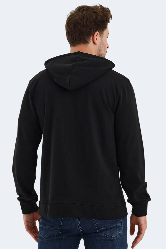 Slazenger ONCA Erkek Sweatshirt Siyah