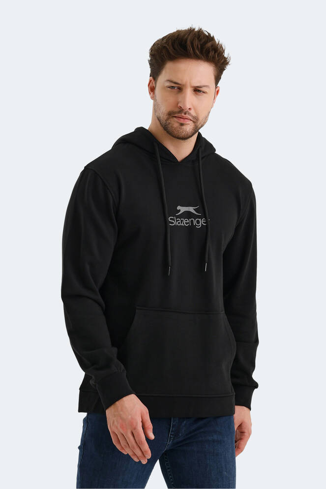 Slazenger ONCA Erkek Sweatshirt Siyah