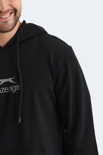 Slazenger ONCA Erkek Sweatshirt Siyah - Thumbnail