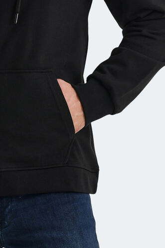 Slazenger ONCA Erkek Sweatshirt Siyah - Thumbnail