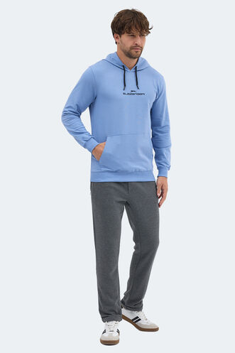 Slazenger ONCA Erkek Sweatshirt Turkuaz - Thumbnail