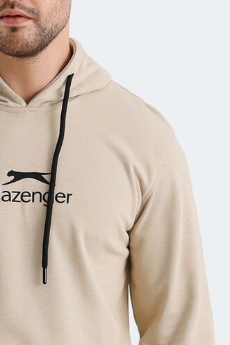 Slazenger ONCA Men's Sweatshirt Beige - Thumbnail