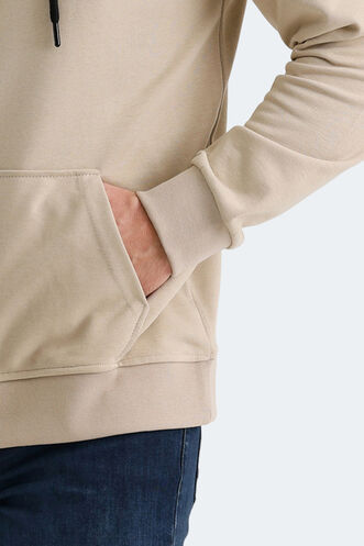 Slazenger ONCA Men's Sweatshirt Beige - Thumbnail