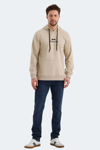 Slazenger ONCA Men's Sweatshirt Beige - Thumbnail
