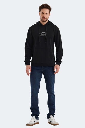 Slazenger ONCA Men's Sweatshirt Black - Thumbnail