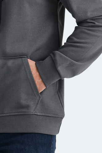 Slazenger ONCA Men's Sweatshirt Dark Gray - Thumbnail