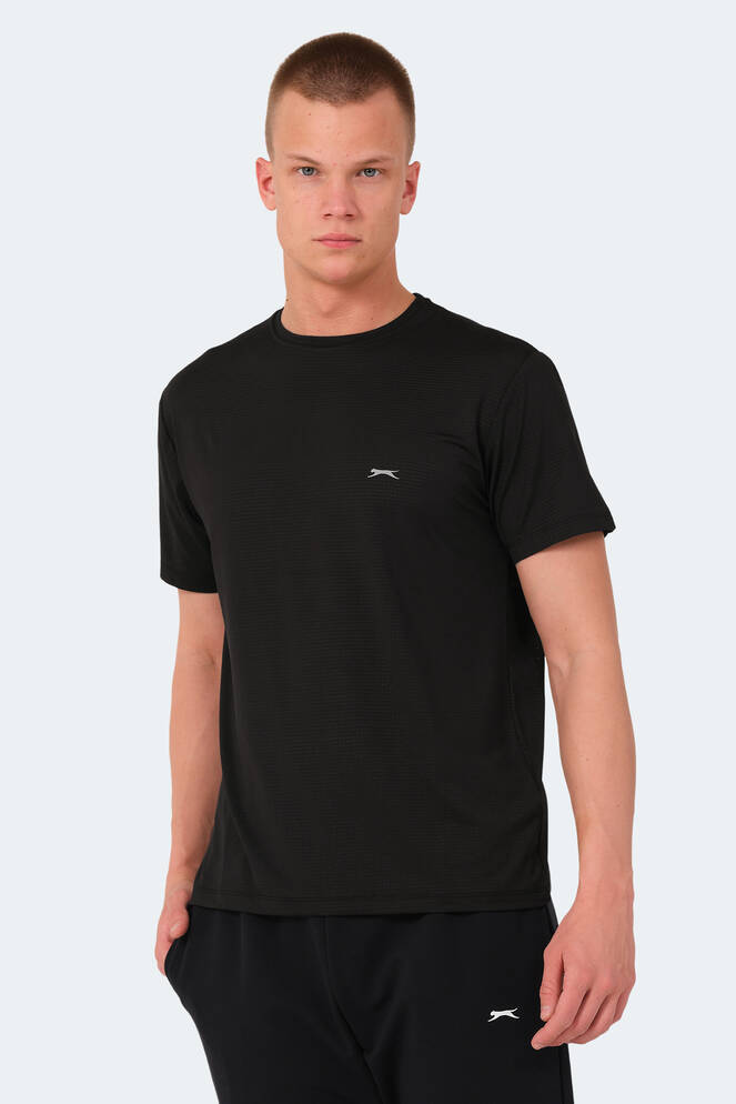 Slazenger OPERATOR Erkek T-Shirt Siyah