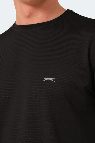 Slazenger OPERATOR Erkek T-Shirt Siyah - Thumbnail