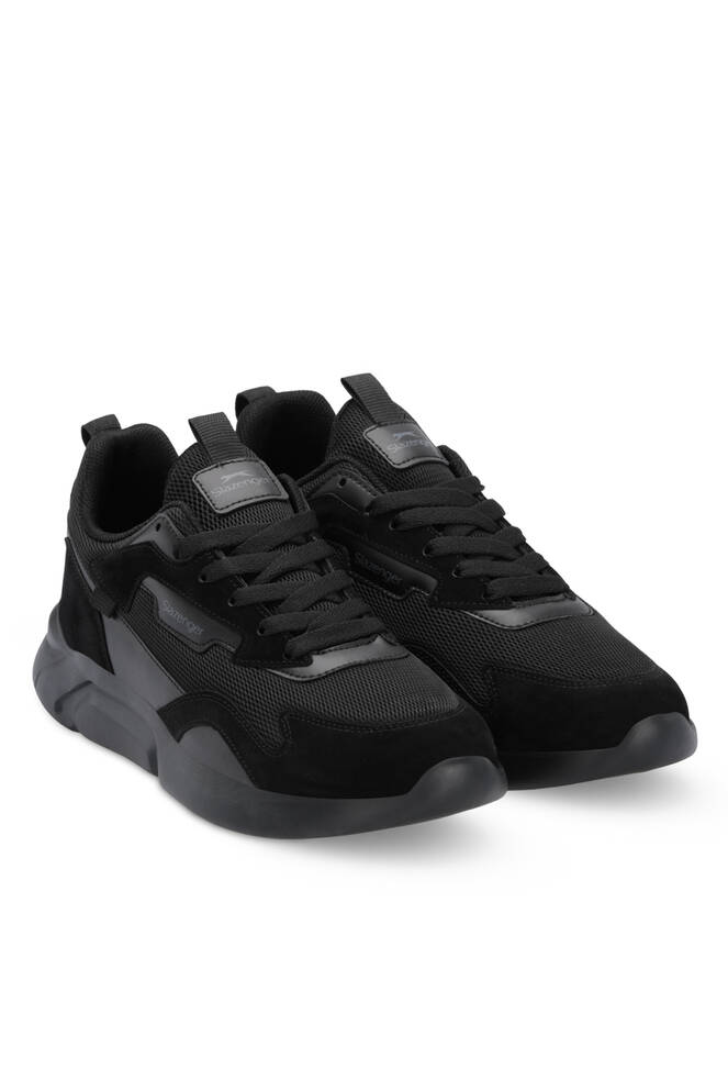 Slazenger OPTION Erkek Su Geçirmez Sneaker Ayakkabı Siyah - Siyah