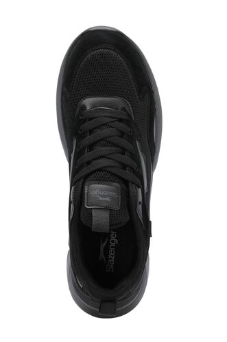 Slazenger OPTION Erkek Su Geçirmez Sneaker Ayakkabı Siyah - Siyah - Thumbnail
